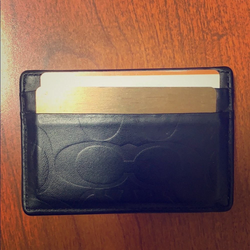Coach Card Holder and Money Clip